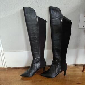 ASH Over the Knee Black Boots - 6